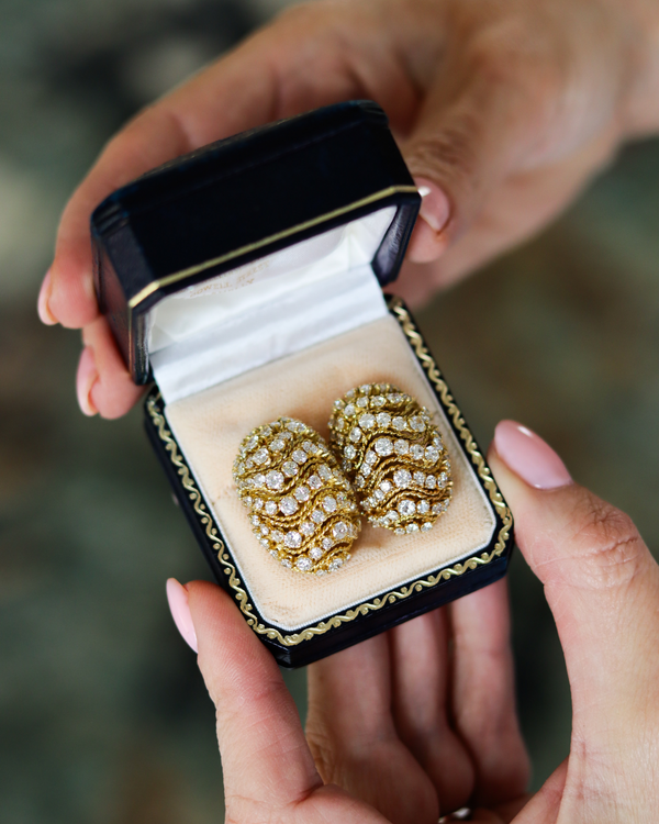 Vintage Diamond Earrings