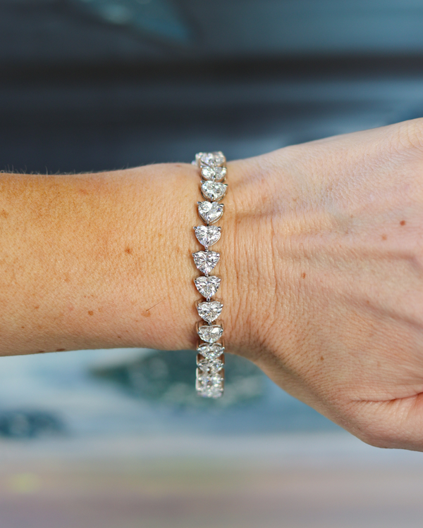 Pear Lab Diamond Tennis Bracelet