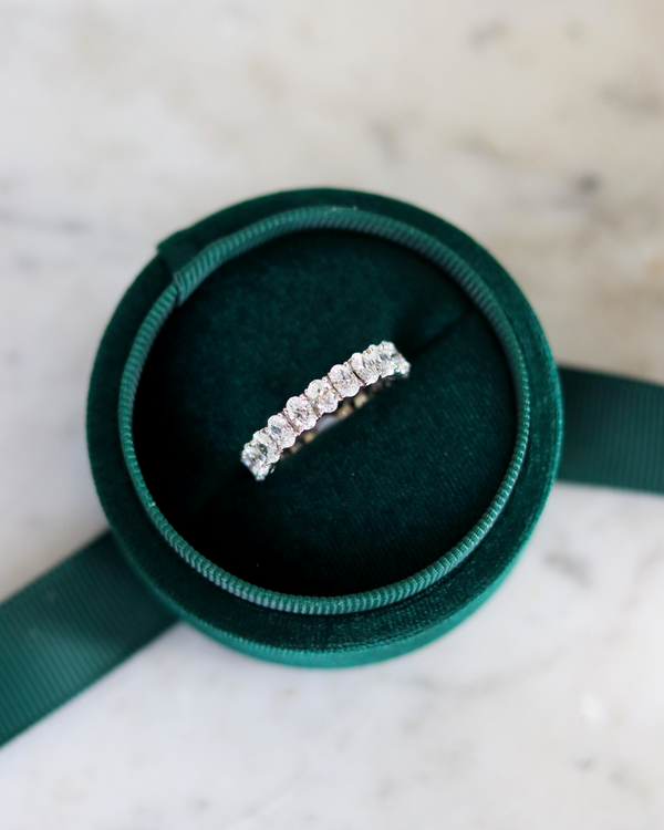 Lab Diamond Brilliant Round Cut Eternity Band