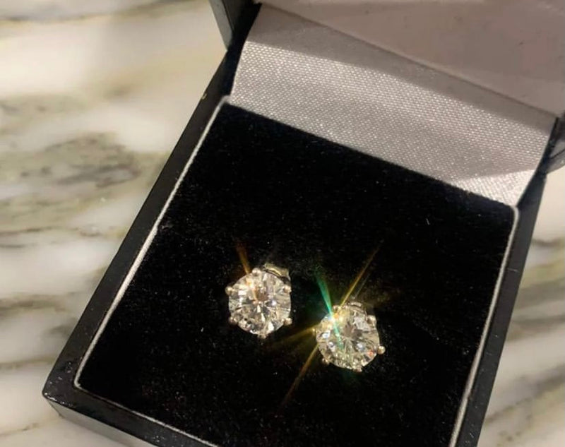 Lab Diamond Studs - 1ct