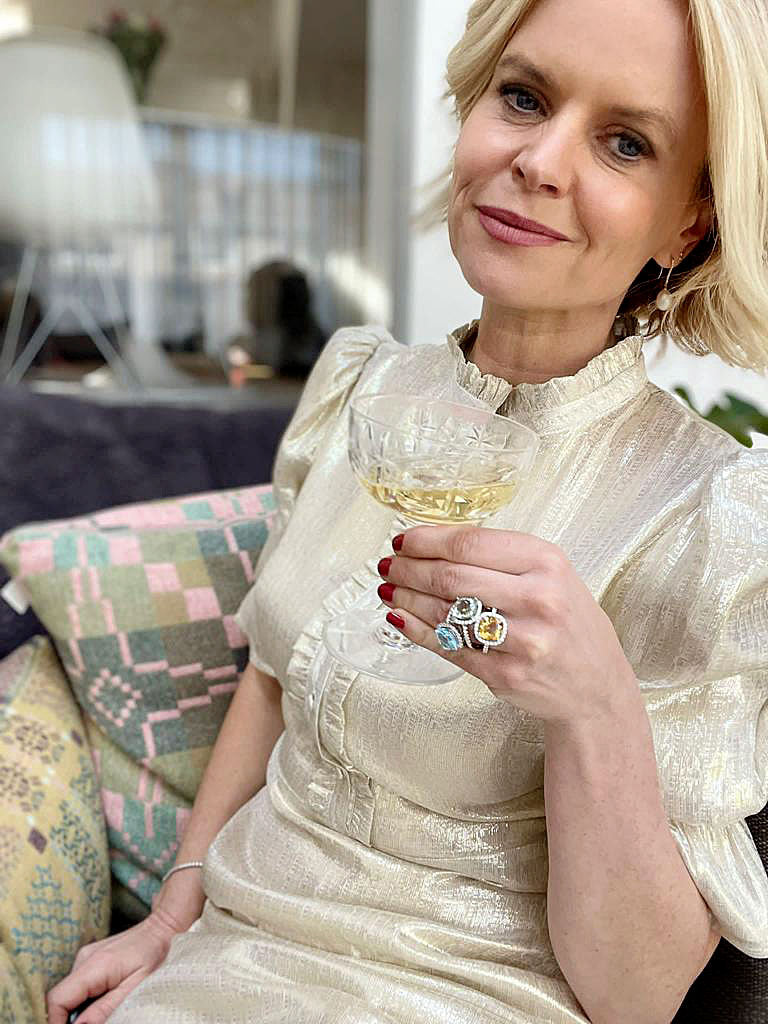 Ali & Cath - Joy. Green Amethyst Ring.