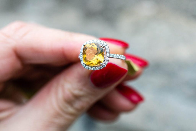 Ali & Cath - Joy. Citrine Ring.