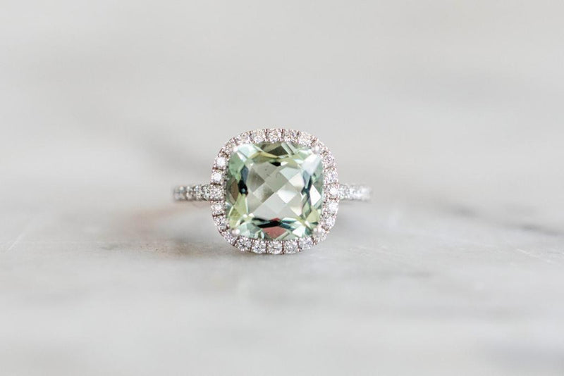 Ali & Cath - Joy. Green Amethyst Ring.